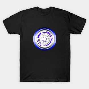 Cyberpunk Techno Tekno Design MetalIc T-Shirt